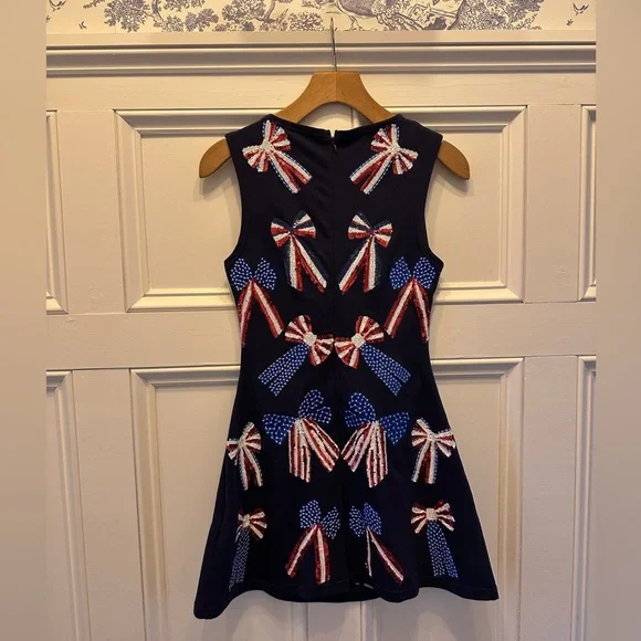 Queen of Sparkles red white and blue dress- XS - Picture 4 of 6